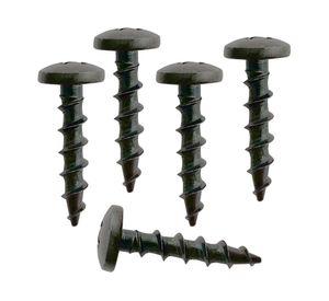 Tornillo madera cabeza lenteja rosca gruesa 8x30 5 un.