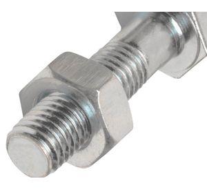 Perno hexagonal 8.8 métrico con tuerca M8-1.25x60 mm ZBR 2 unidades