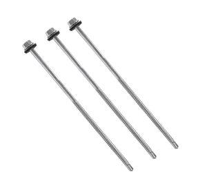 Tornillo autoperforante Hexagonal con golilla 1/4x6" 3 unidades