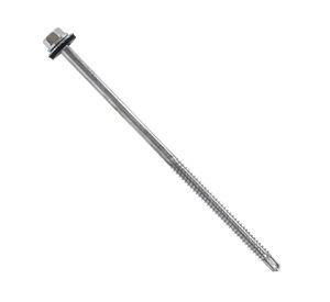Tornillo autoperforante Hexagonal con golilla 1/4x6" 3 unidades