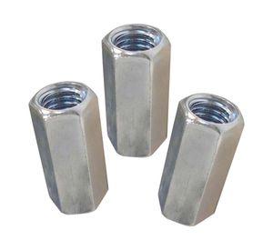 Tuerca acople UNC 1/4"x1 3/4" 3 unidades