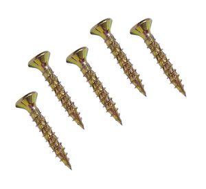 Tornillo turbo screw Torx 8 4.0x20 mm zincado iridiscente 5 unidades