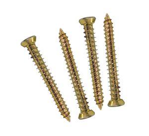 Tornillo PVC/concreto  M7.5 6.5x100 mm 4 un.
