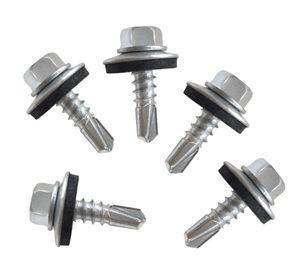 Tornillo autoperforante Hexagonal con golilla 8x3/4" 5 unidades