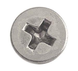 Roscala plana inoxidable 6x1/2" 5 unidades