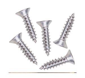 Roscala plana inoxidable 8x1/2" 5 unidades