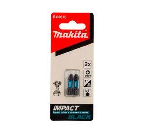 Punta Impact Black PH2 25 mm 2 un