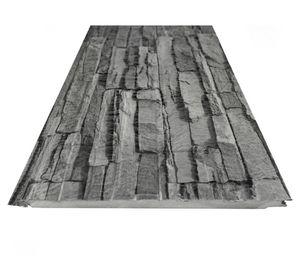 Siding metal 1.6x38x380 cm gris piedra