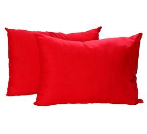 Pack 2 almohadas 50x70 cm pk2-alrj rojo