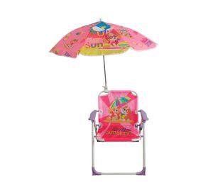 Silla de playa + quitasol Paw Patrol girl