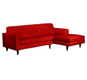 Sofá seccional Salerno derecho rojo Latam Home