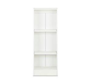 Librero Moscú blanco 2 repisas 112x40x25 cm