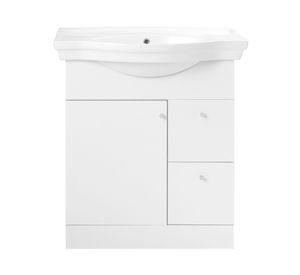 Kit mueble vanitorio Adele blanco 81.5x71 cm + cubierta