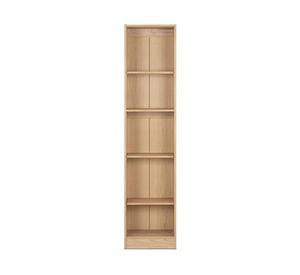 Librero Moscú olmo 4 repisas 180x40x25 cm