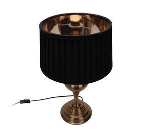 Lámpara sobremesa 1L 60W E27 Mallorca cobre