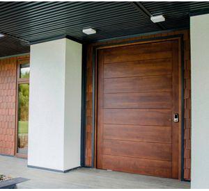 Puerta de lenga Toscana madera 100x200 cm natural