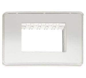 Tapa triple Orión You blanco/transparente Schneider