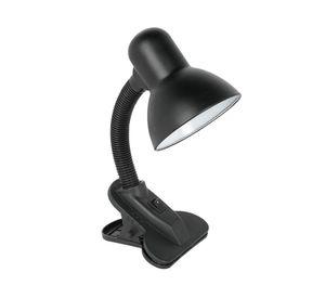 Lámpara escritorio 1L E27 Pinza negro