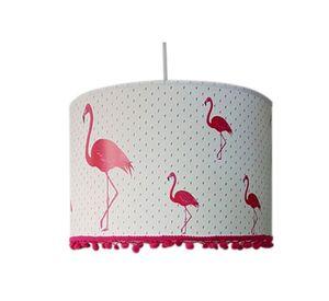 Lámpara colgar 1L E27 Flamenco blanco/rosado Concept Lighting