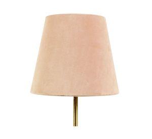 Lámpara sobremesa 1L E27 Velvetyold rosado Abitare.