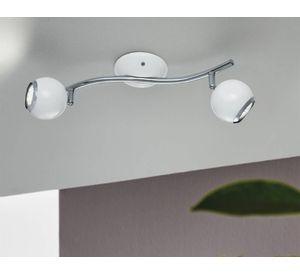 Foco 2L GU10 Bimeda blanco/cromo Eglo