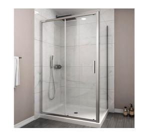 Mampara Side Panel corredera perfil cromado 190x70x3.5 cm