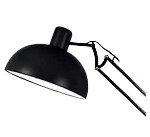 Lámpara pie 1L E27 Alen negro