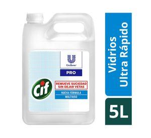 Limpiador vidrios 5 litros ultra rápido PRO Cif