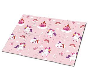 Alfombra plegable 90x120 cm Unicornio Cotidiana