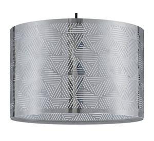 Lámpara colgar 1L E27 Geométrica inox Abitare
