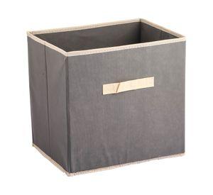 Caja plegable tela gris