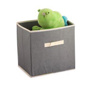 Caja plegable tela gris