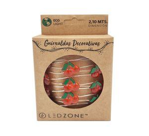 Luz decorativa Led guirnalda Cherry luz cálida 210 cm