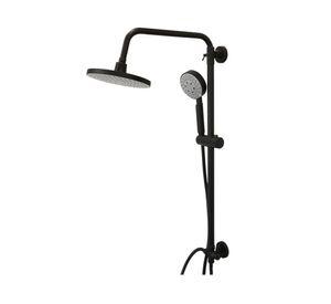 Columna de ducha Venti negro mate 100x20x45 cm