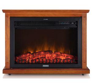 Chimenea eléctrica TH-FP100 café madera 2000W