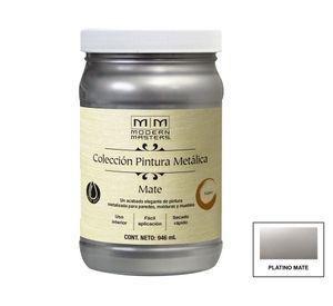 Esmalte al agua 946 mk Modern Masters platino mate mate Rust-Oleum