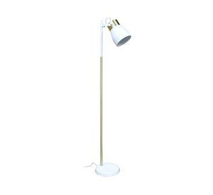 Lámpara de pie 1L E27 Ribe blanco Ledzone