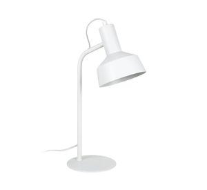 Lámpara de sobremesa 1L E14 Bergen blanco Ledzone