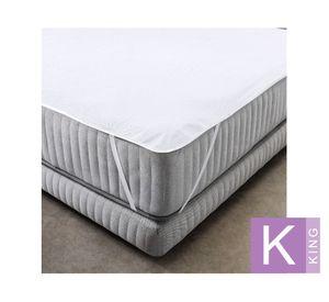 Cubrecolchón Terry Waterproof blanco King