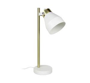 Lámpara de sobremesa 40W E14 1 luz Flam blanco mate