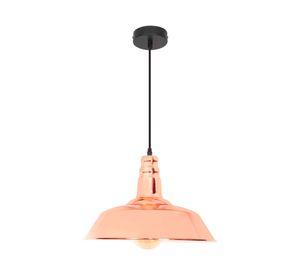 Lámpara colgante 40 W E27 luz cálida Isi golden rose