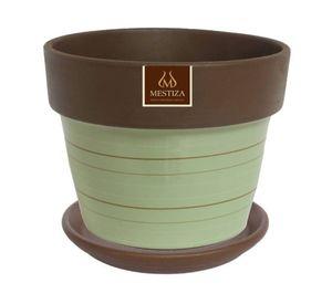 Plato decorativo 17 cm Morena Natural café Mestiza