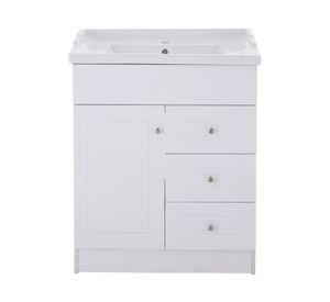 Mueble vanitorio 70 cm B70-PHNB+F-70 blanco Domsa