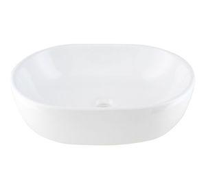 Lavamano sobreponer 47.5 cm loza blanco