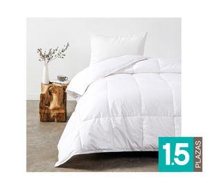 Plumón 1.5 plazas pluma Goose Down blanco Cannon Home