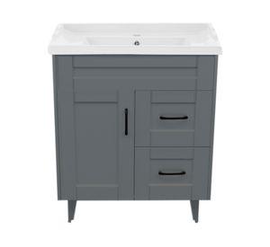 Mueble vanitorio 70 cm BM-DELUXE-70SKG+F-70 gris