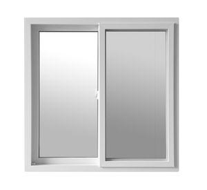 Ventana Pvc 100x100 cm Termopanel con gas Argón 2 hojas correderas blanco