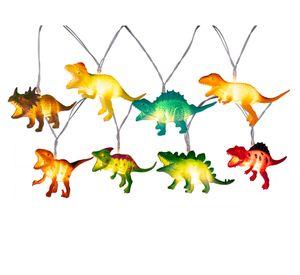 Guirnalda 170 cm 8L Dinosaurios luz cálida