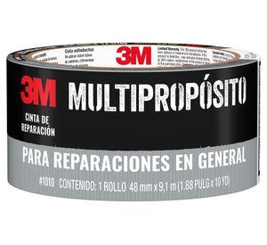 Cinta de tela duct tape Multipropósito 48 mm x 9.1 m&nbsp;gris