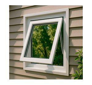 Ventana PVC 60x120 cm Termopanel con gas Argón blanco